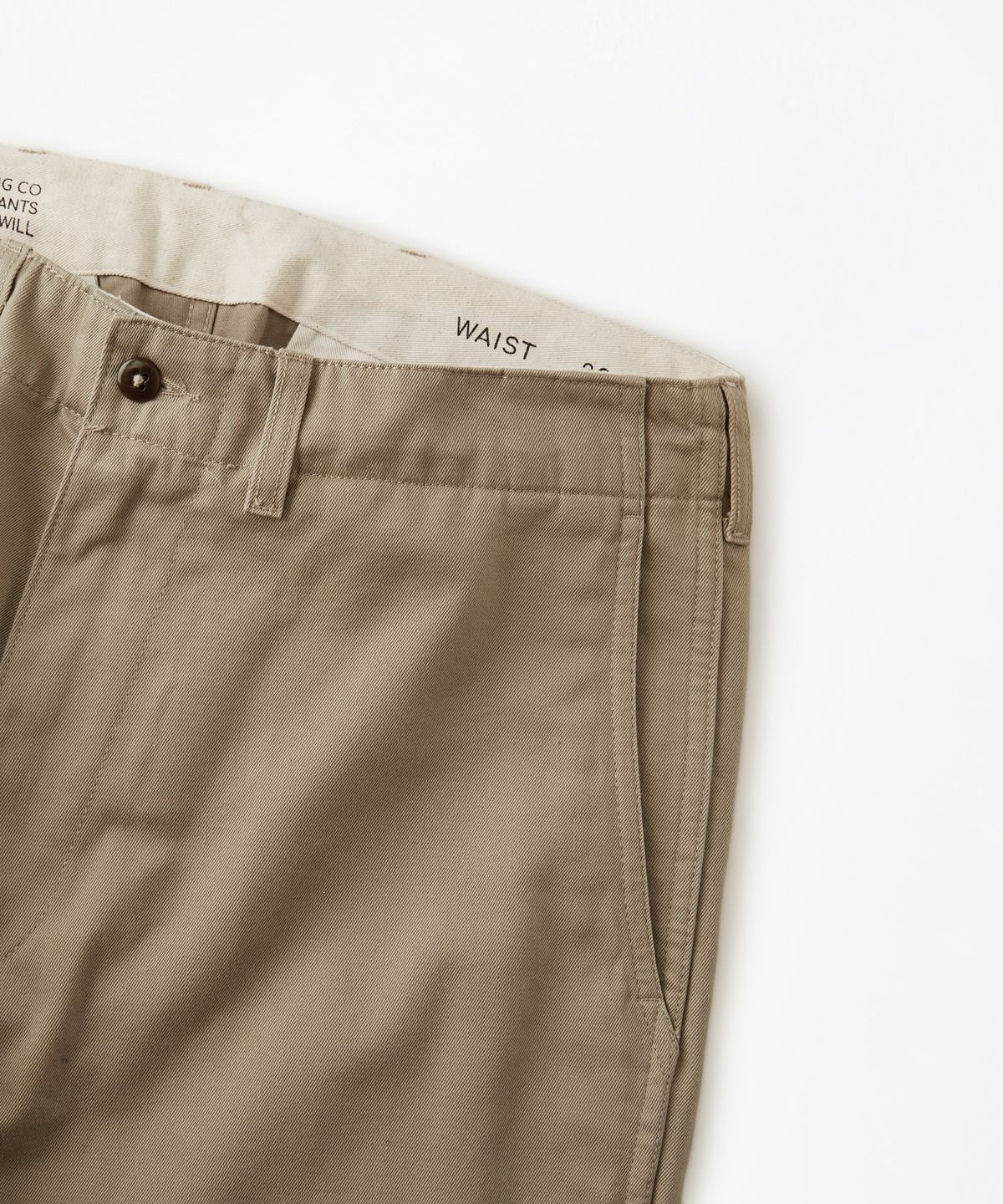 아웃스탠딩(OUTSTANDING) OFFICER CHINO PANTS_KHAKI