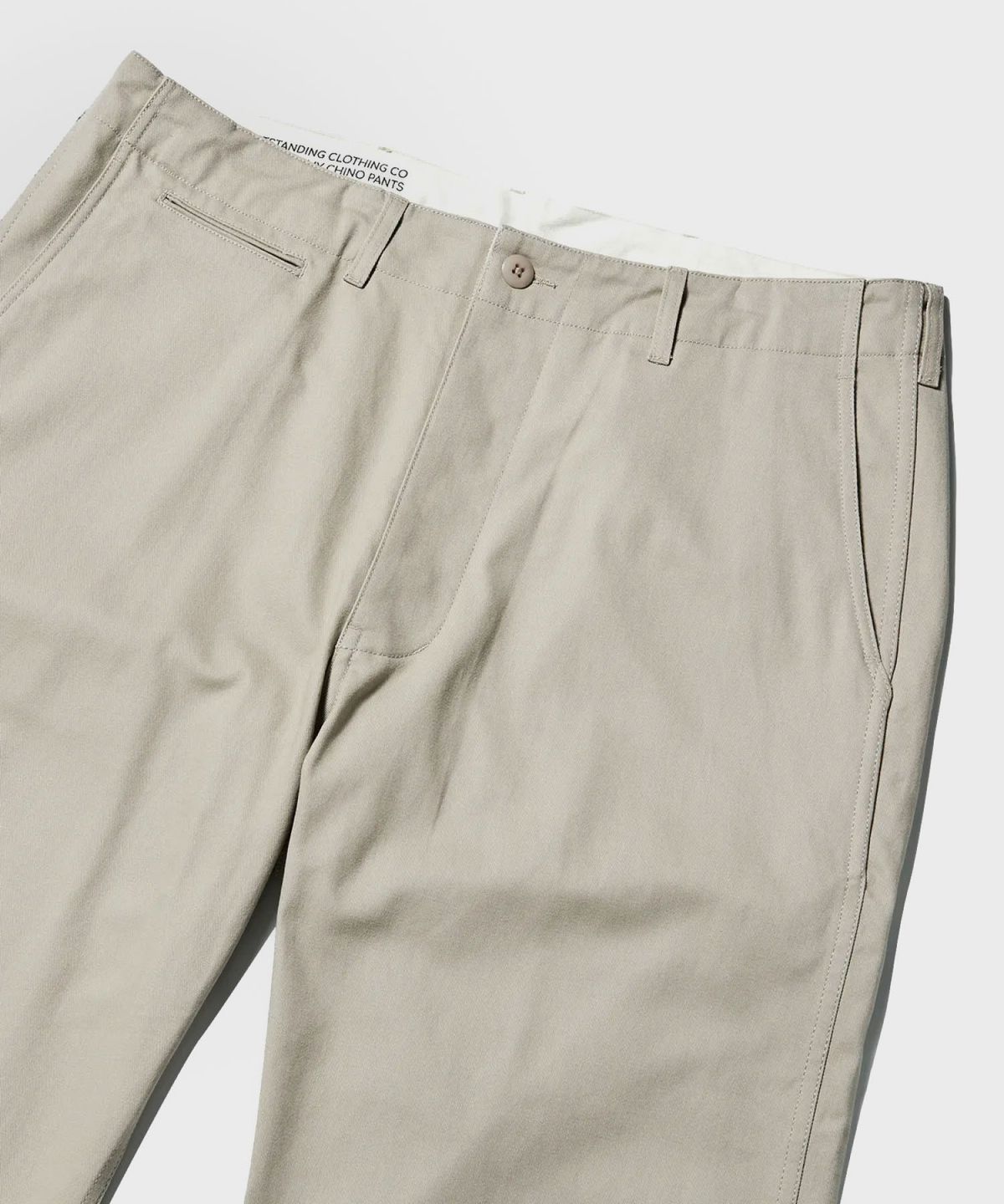 아웃스탠딩(OUTSTANDING) OFFICER CHINO PANTS_L.BEIGE
