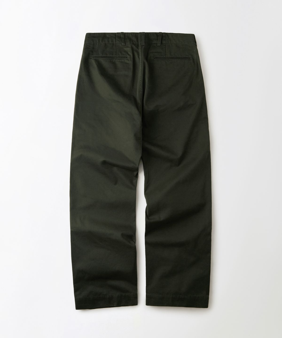 아웃스탠딩(OUTSTANDING) OFFICER CHINO PANTS_OLIVE GREEN