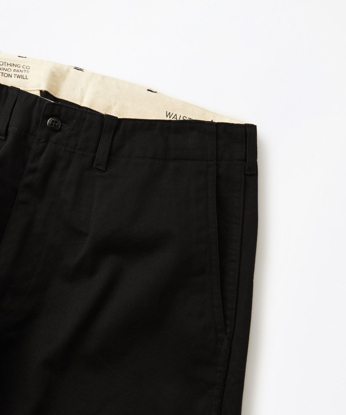 아웃스탠딩(OUTSTANDING) OFFICER CHINO PANTS_BLACK