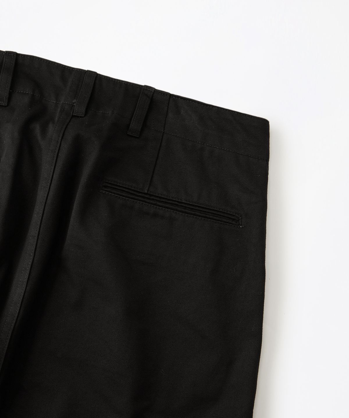아웃스탠딩(OUTSTANDING) OFFICER CHINO PANTS_BLACK