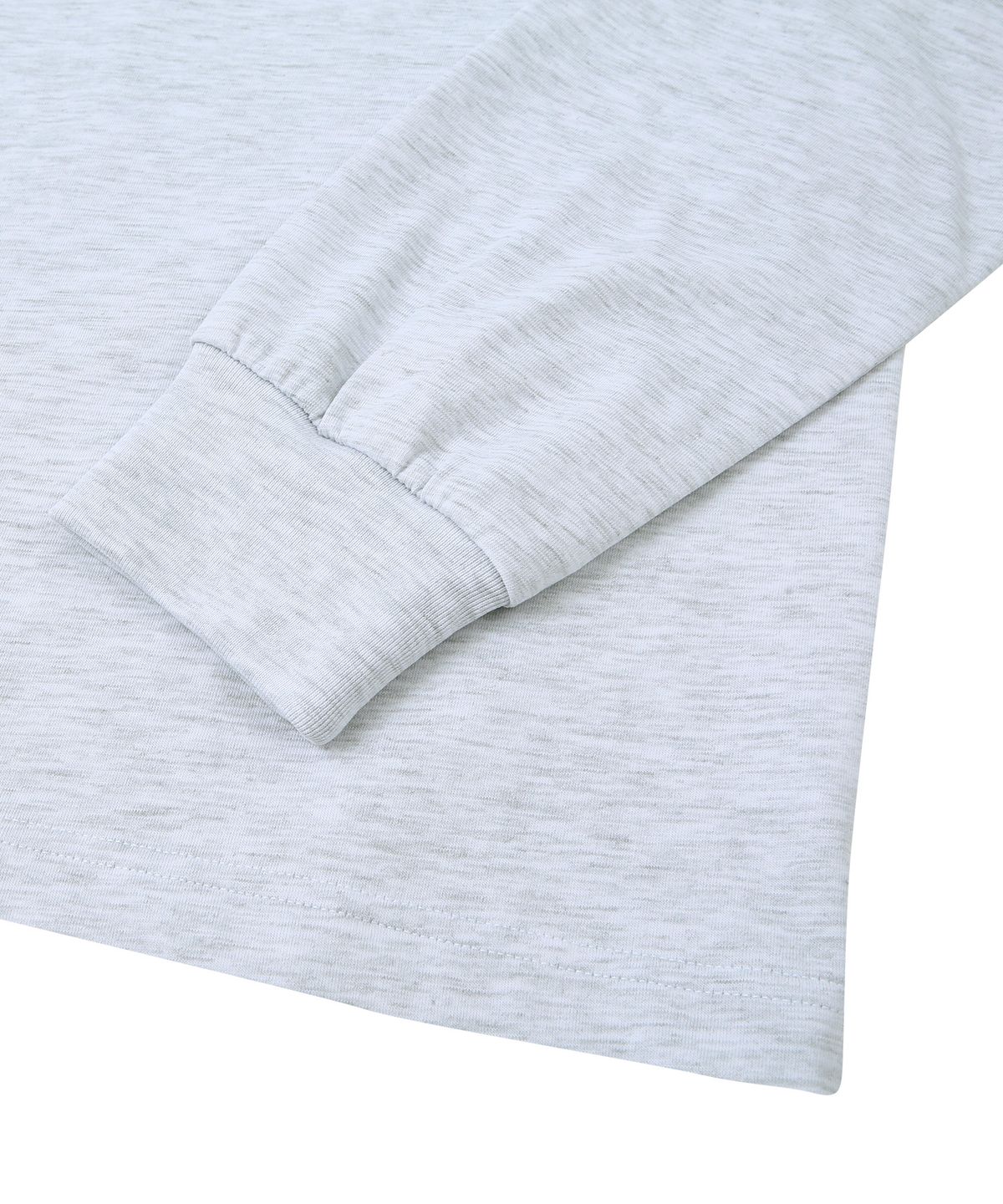 돌핀웨이브어패럴(DOLPHIN WAVE APPAREL) 돌핀 아치로고 롱 슬리브 티셔츠 쿨그레이