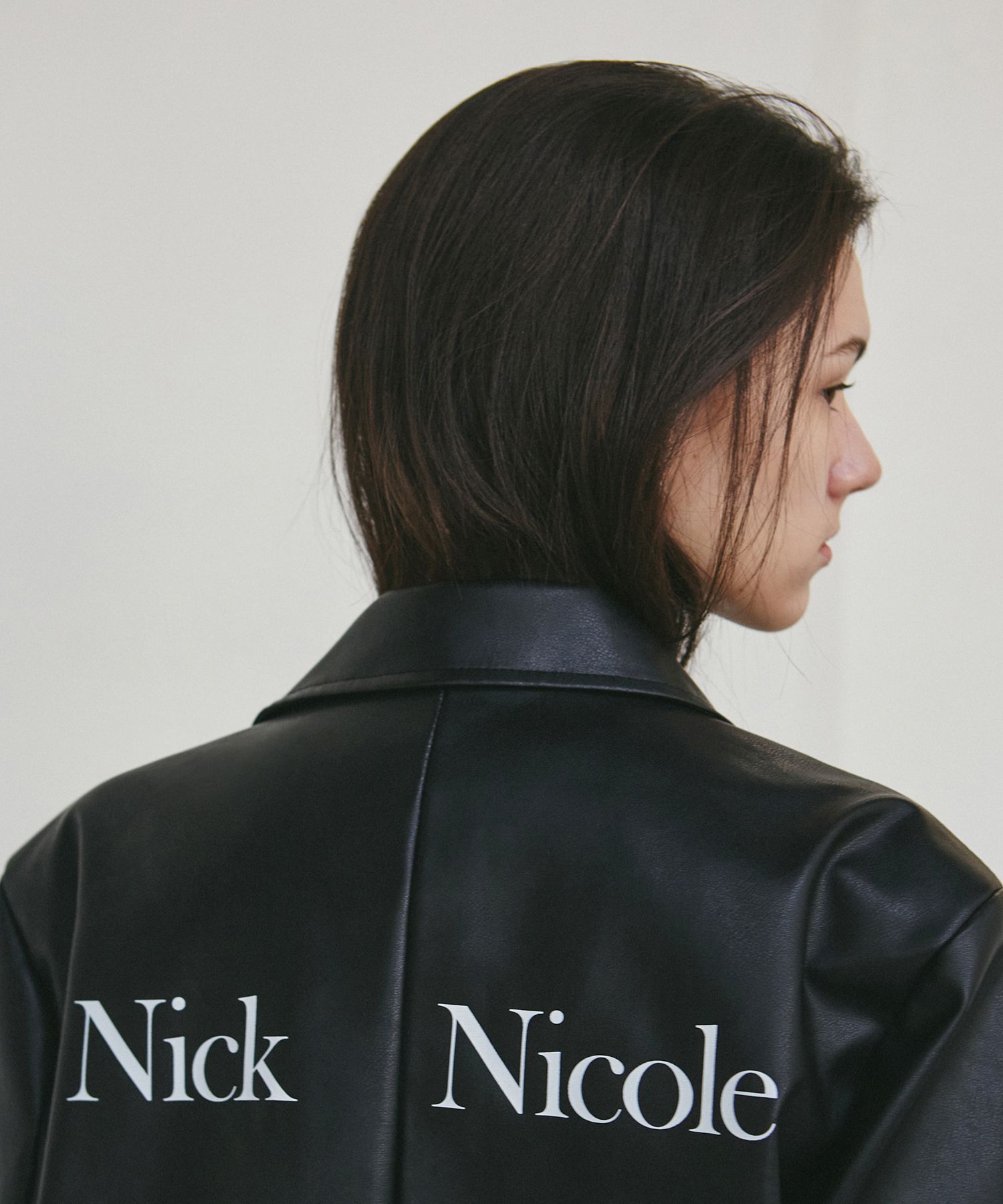 【NICK&NICOLE】VEGAN LEATHER OVERFIT JACKET MUSINSA | NICK&NICOLE NICOLE OVER FIT LEATHER JUMPER_BROWN