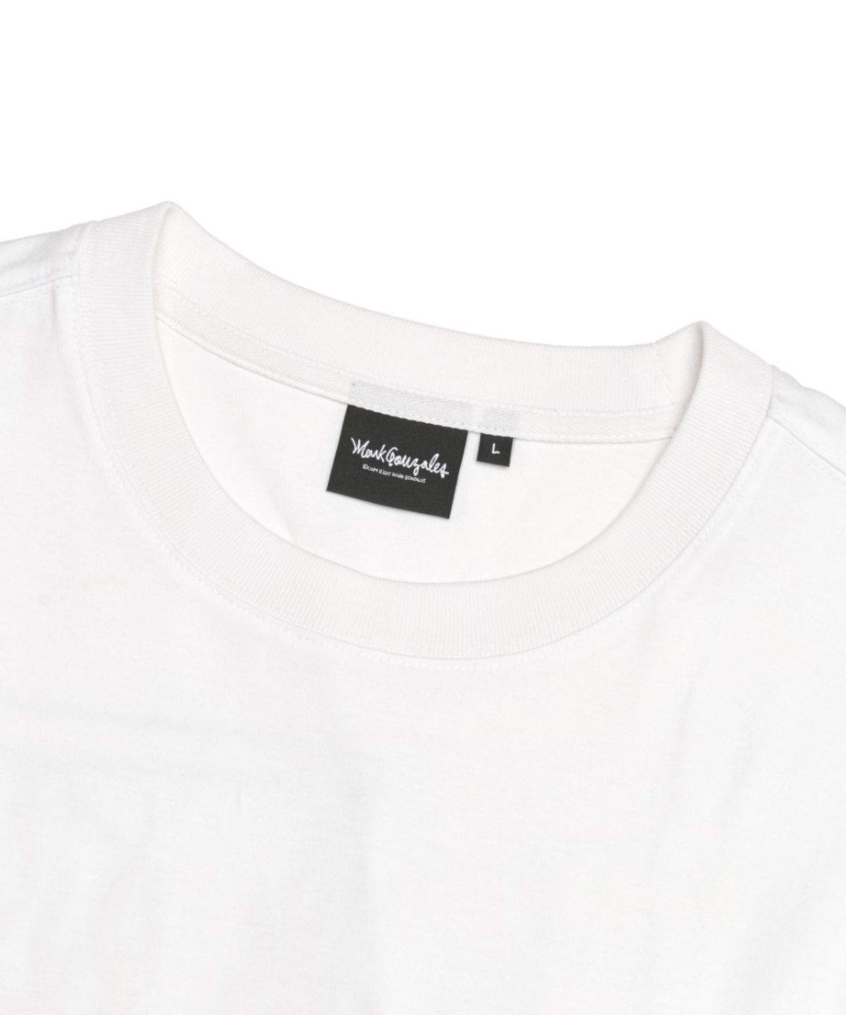 마크곤잘레스(MARK GONZALES) MG FIRE MULTI GRAPHIC L/S T-SHIRT - WHITE