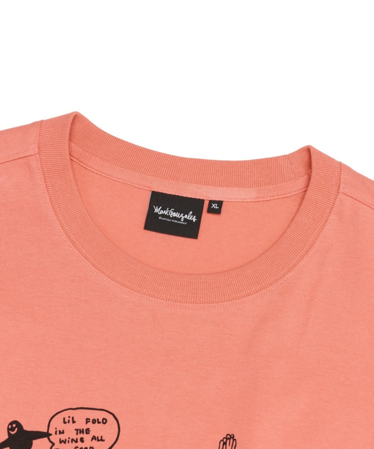 마크곤잘레스(MARK GONZALES) MG COLLAGE GRAPHIC L/S T-SHIRT - PINK