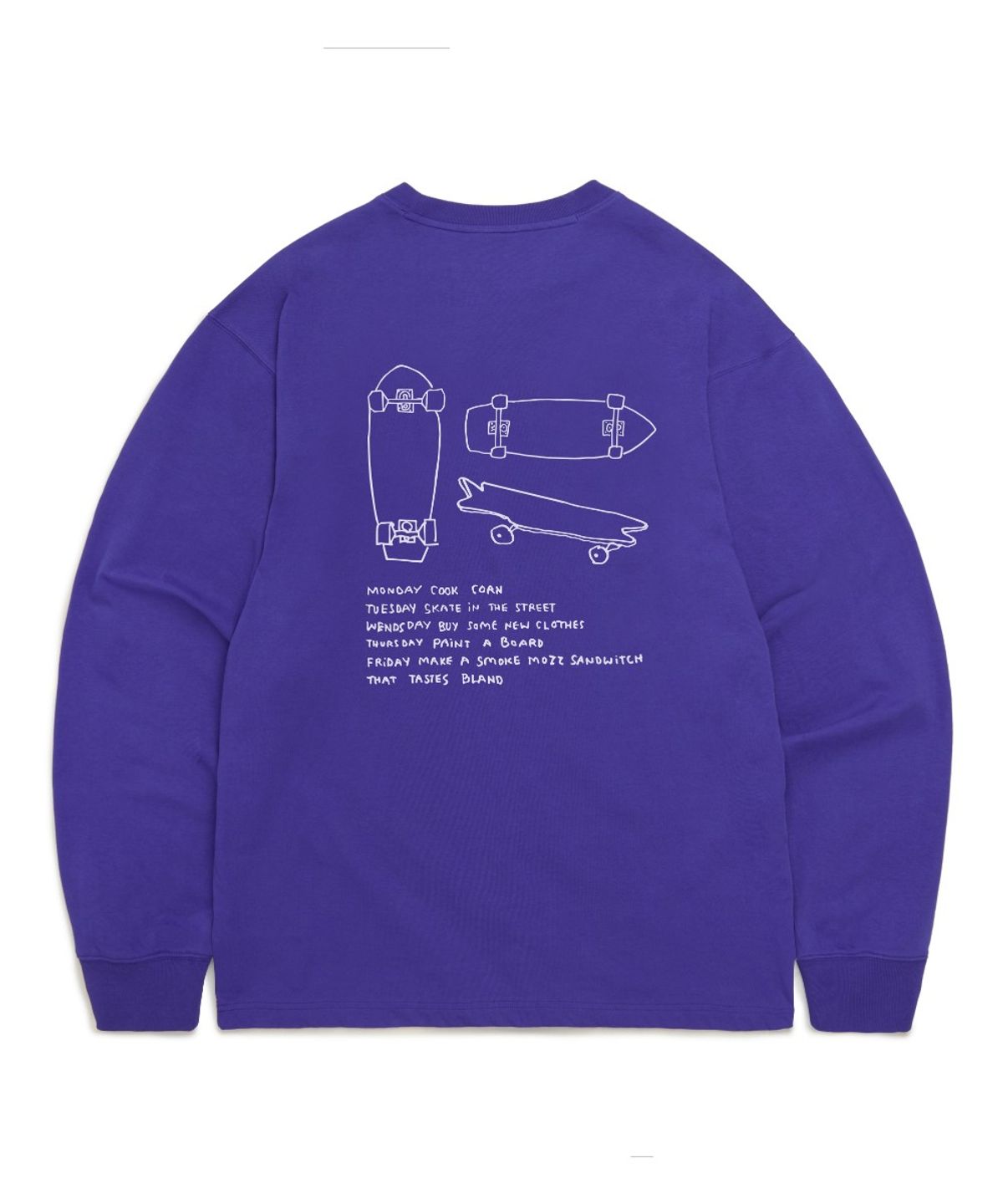 마크곤잘레스(MARK GONZALES) MG SKATEBOARD GRAPHIC T-SHIRT - BLUE