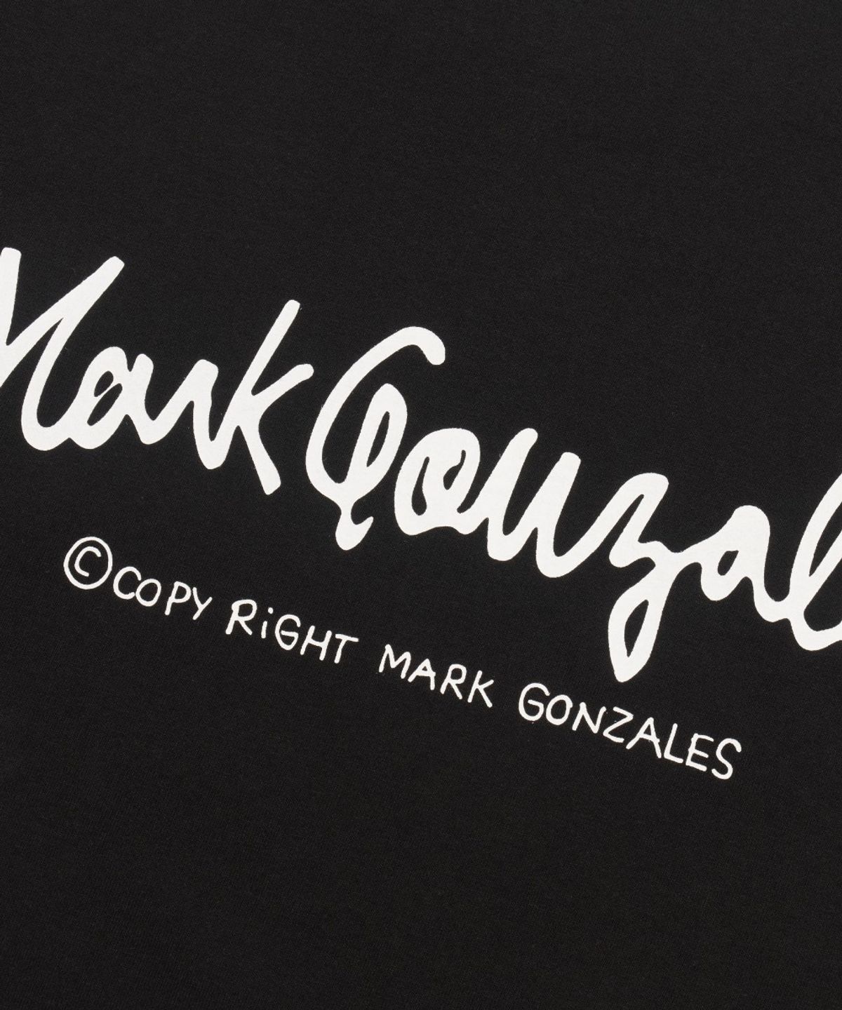 마크곤잘레스(MARK GONZALES) 엔젤 와펜 긴팔 티셔츠 - BLACK