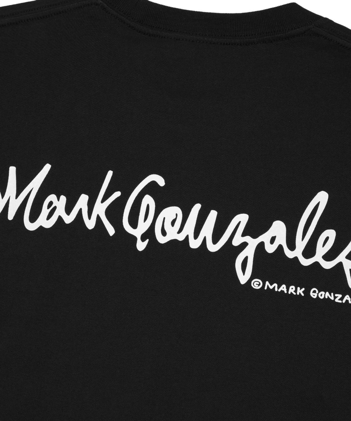 마크곤잘레스(MARK GONZALES) 엔젤 와펜 긴팔 티셔츠 - BLACK