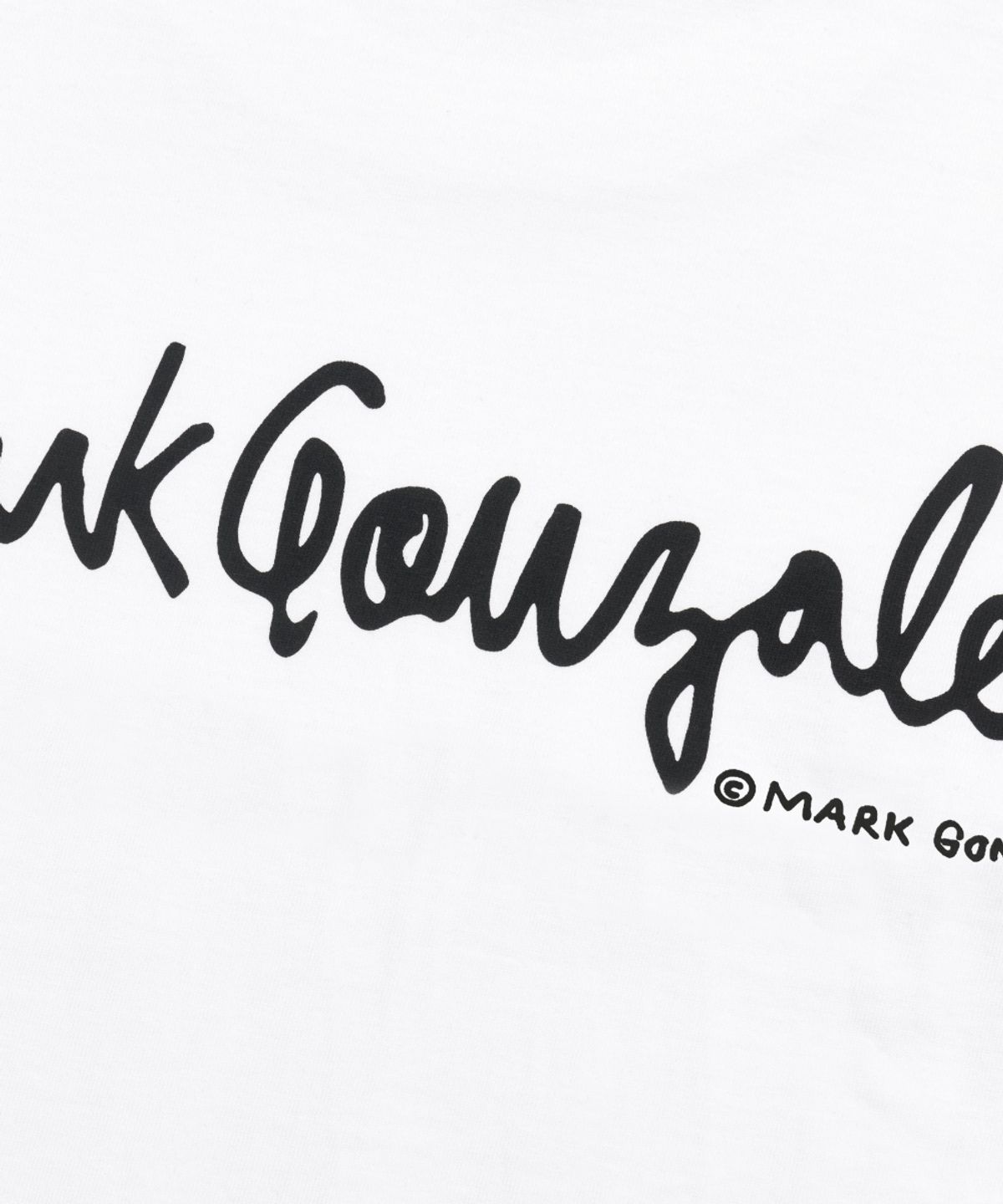 마크곤잘레스(MARK GONZALES) 엔젤 와펜 긴팔 티셔츠 - WHITE