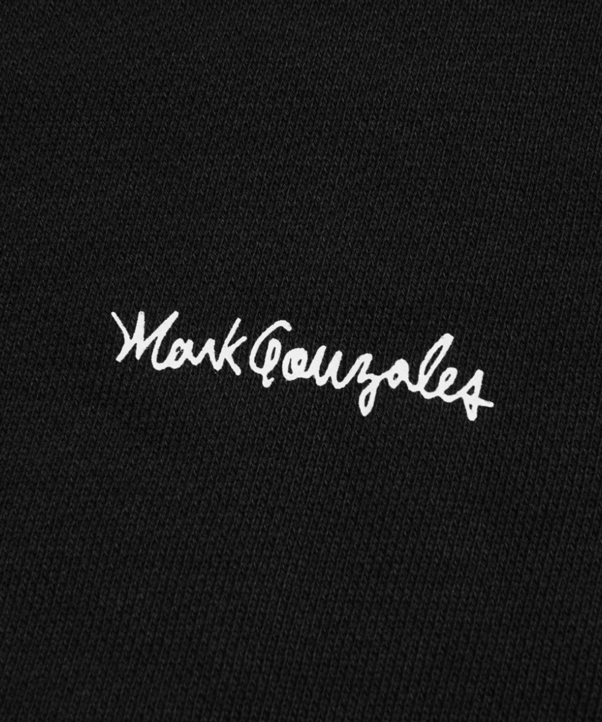 마크곤잘레스(MARK GONZALES) 사인 로고 스웻 후디 - BLACK