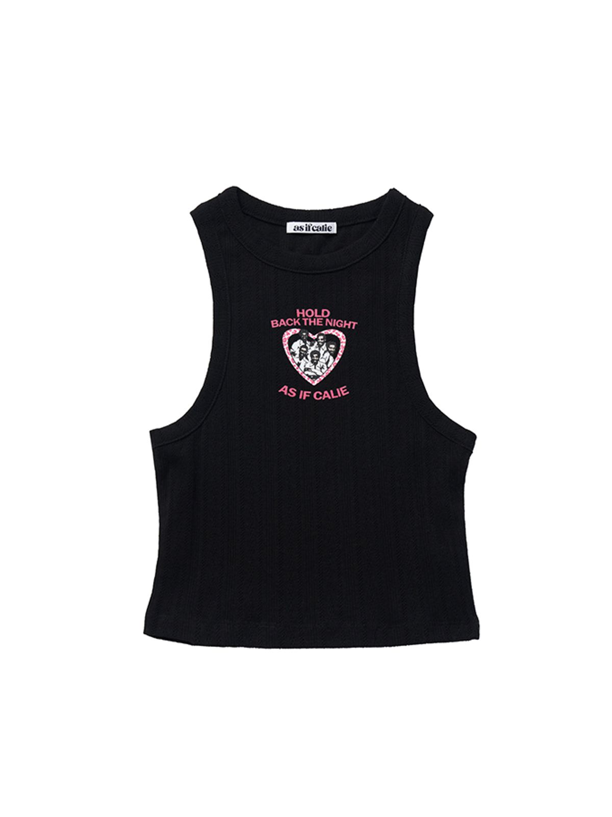 에즈이프 캘리(ASIF CALIE) DISCO BOYS SLEEVELESS BLACK