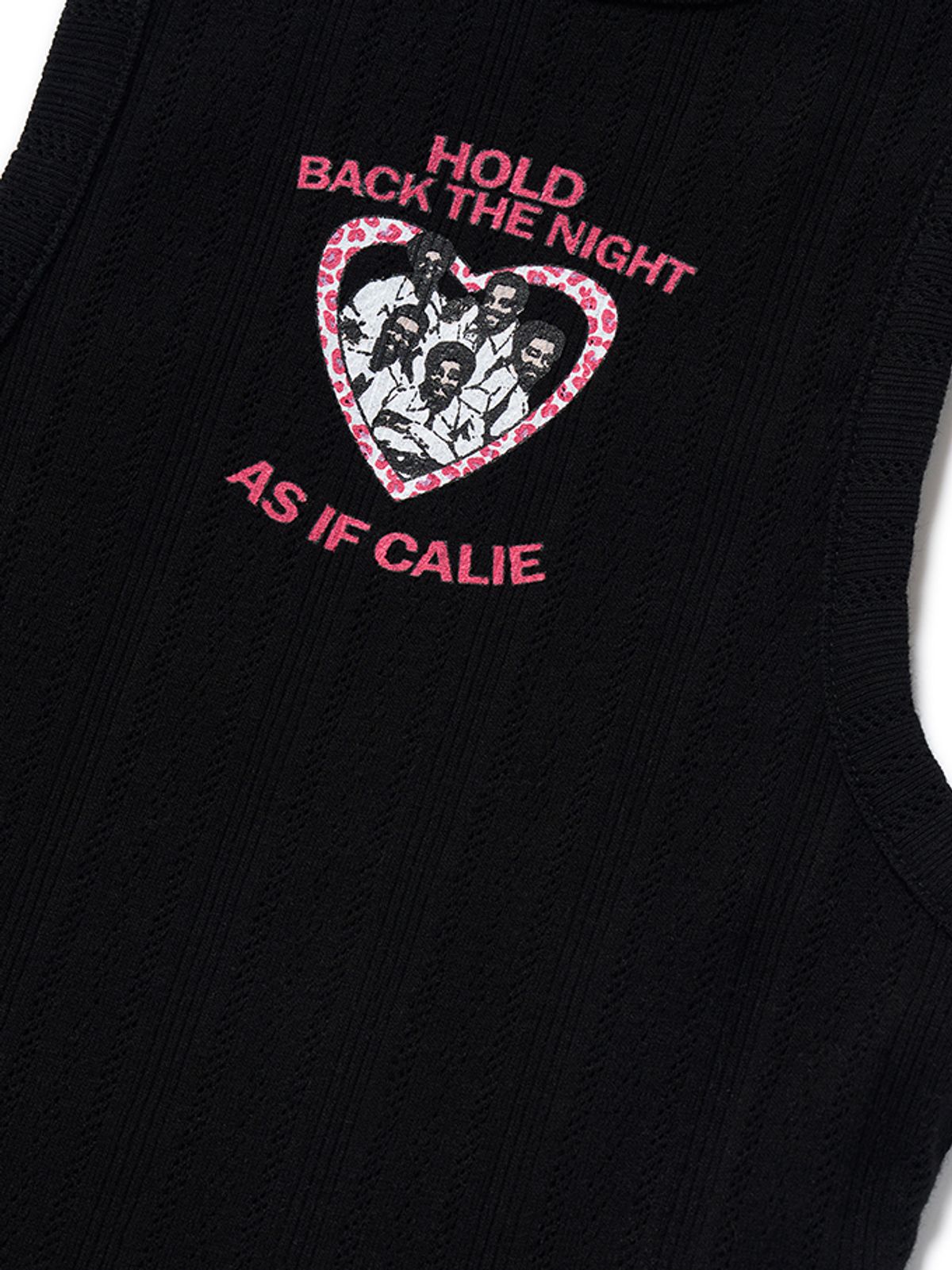 에즈이프 캘리(ASIF CALIE) DISCO BOYS SLEEVELESS BLACK