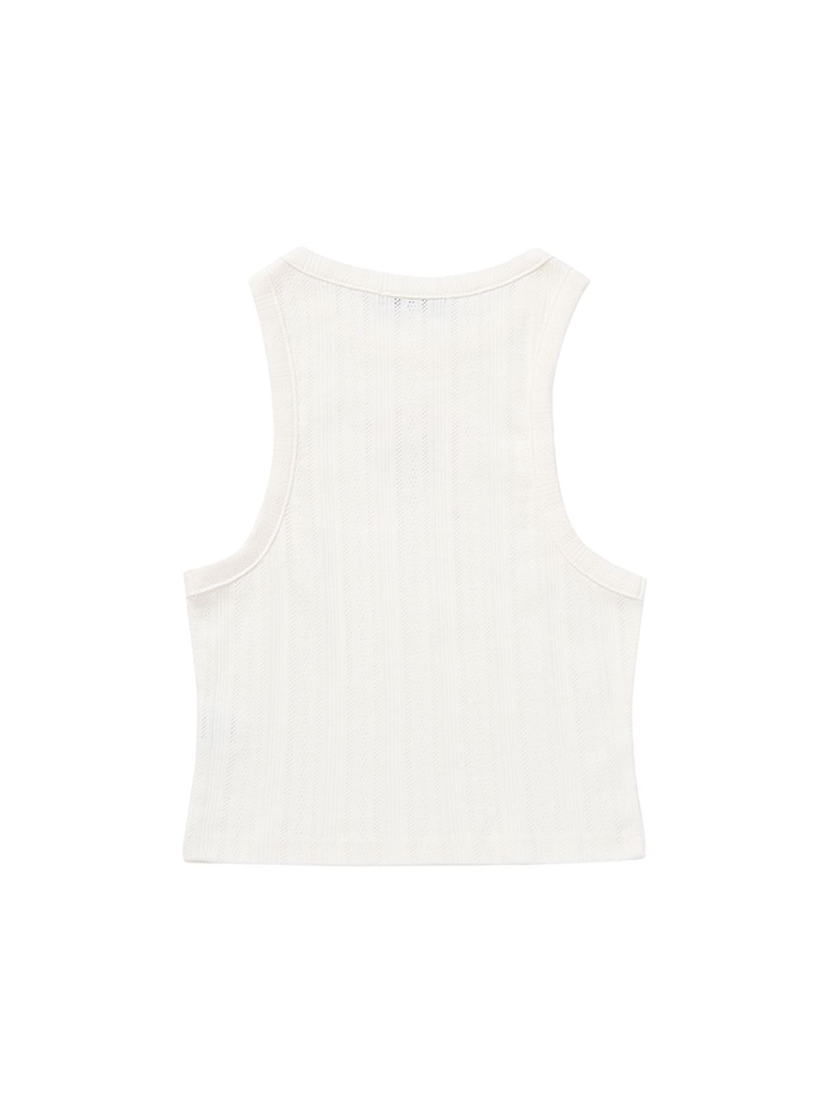 에즈이프 캘리(ASIF CALIE) DISCO BOYS SLEEVELESS WHITE