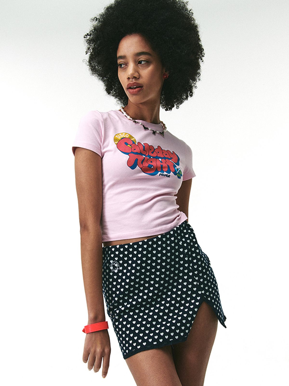 에즈이프 캘리(ASIF CALIE) CALIE FEVER TSHIRT PINK