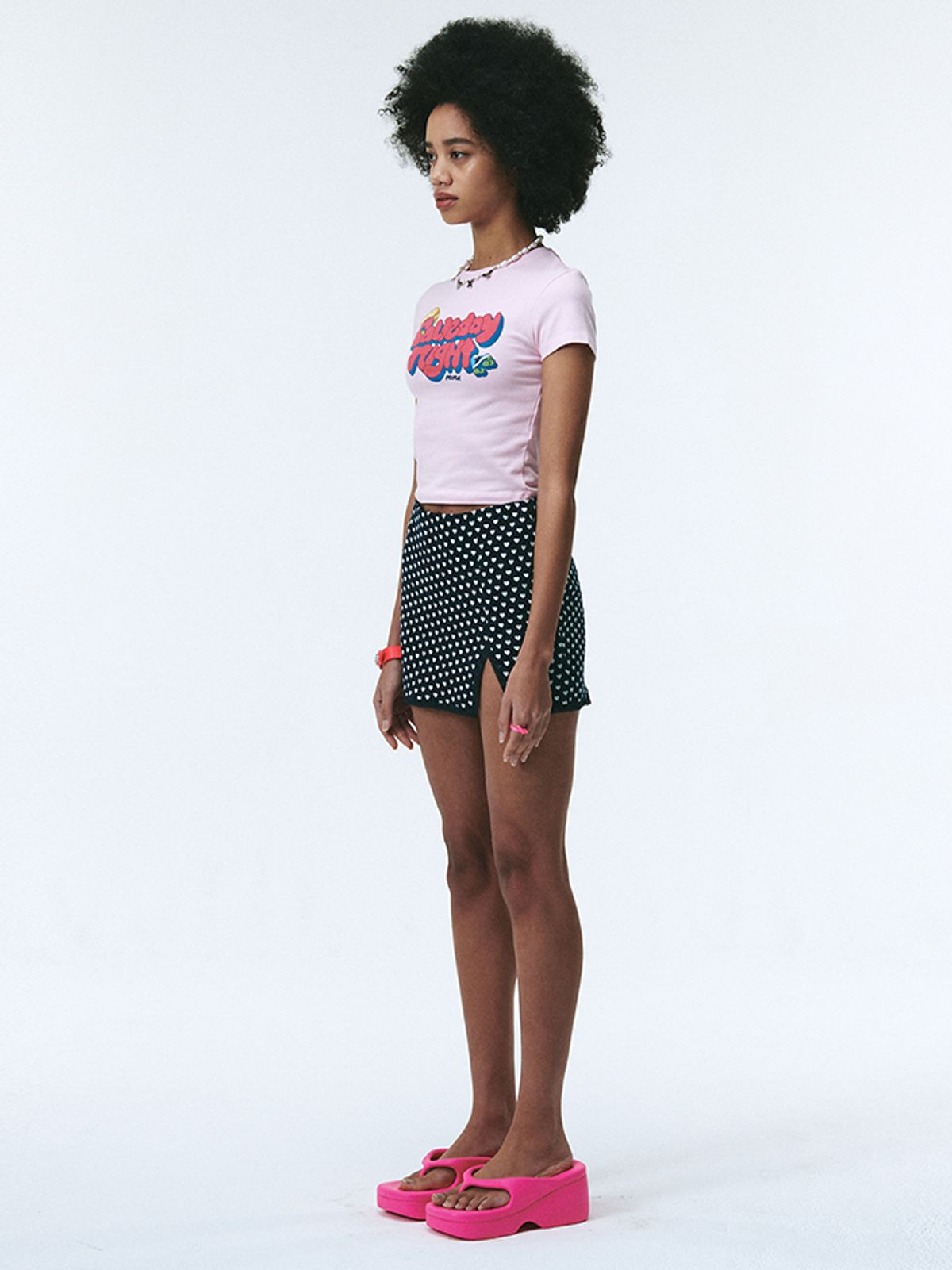 에즈이프 캘리(ASIF CALIE) CALIE FEVER TSHIRT PINK