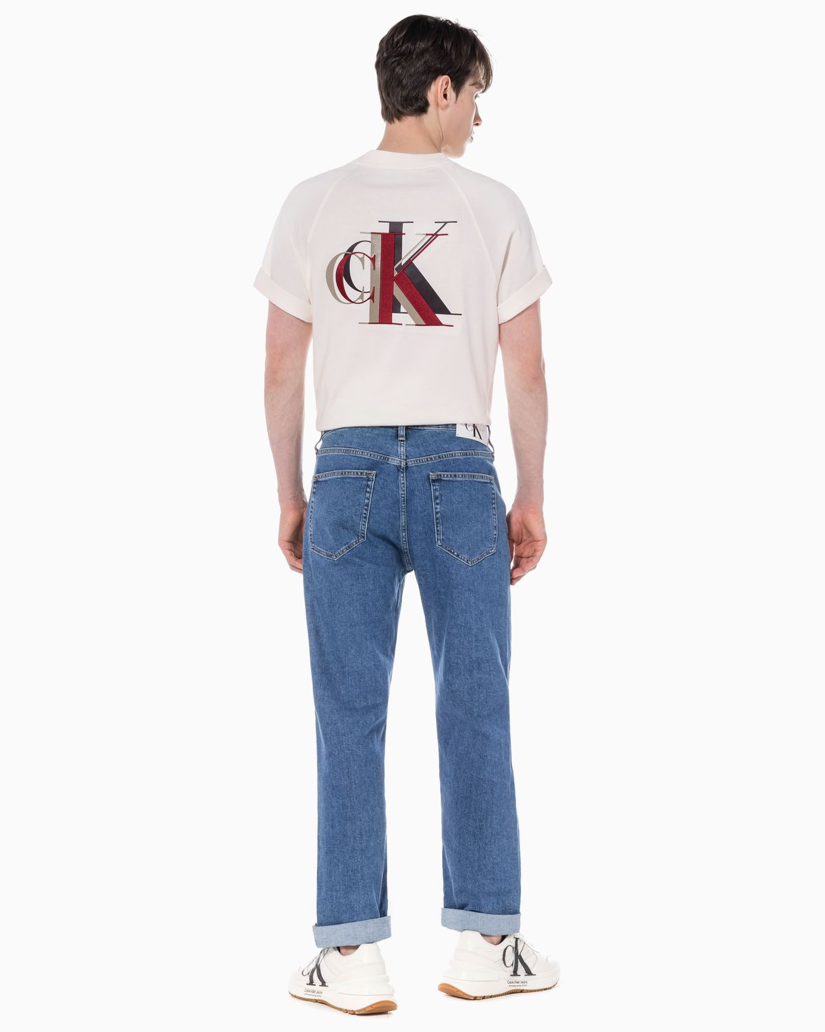 캘빈클라인 진(CALVIN KLEIN JEANS) 남 미드블루 90s 스트레이트핏 데님 J323131 1A4