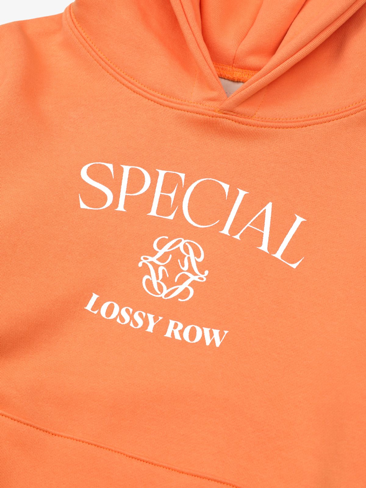 로시로우(LOSSYROW) Lossy Special Symbol Hoodie  Orange