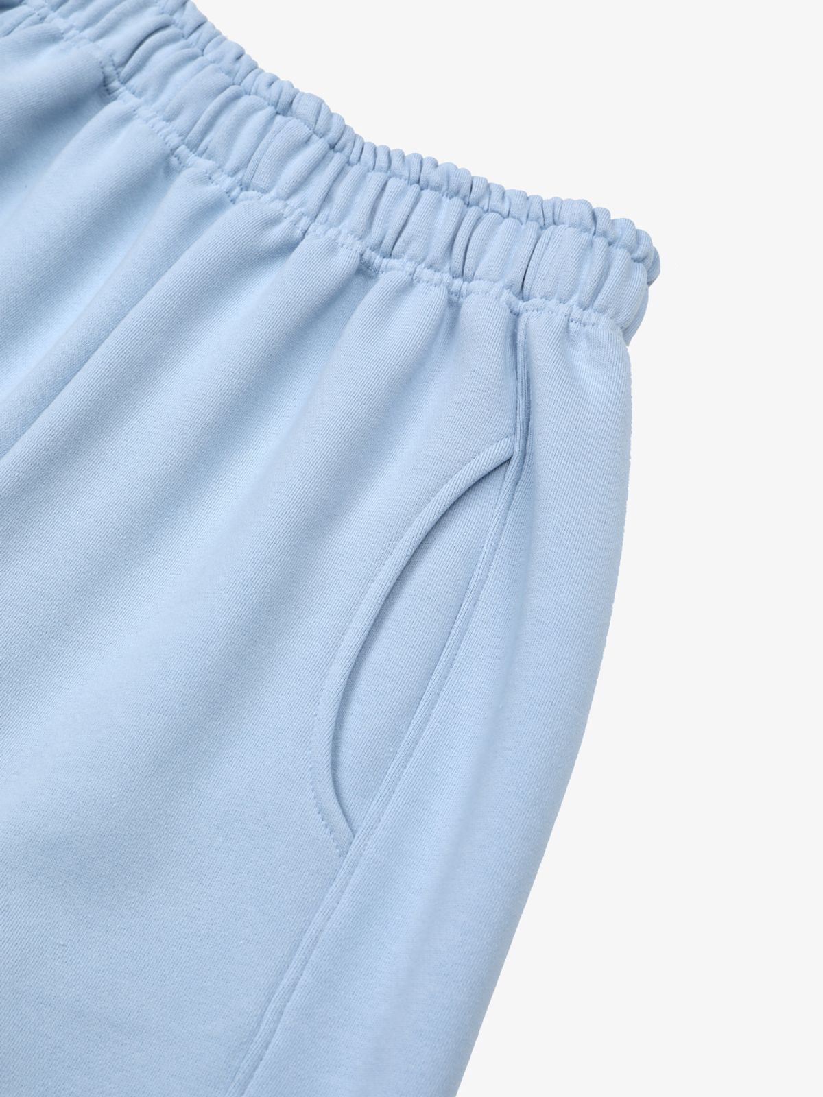 로시로우(LOSSYROW) Lossy Wide String Sweat Pants  Sky blue