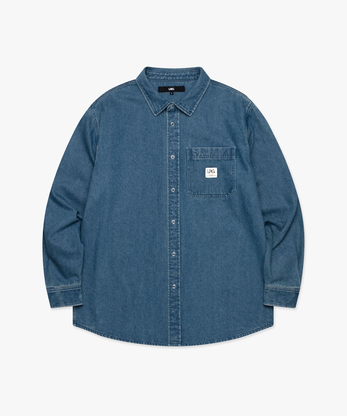엘엠씨(LMC) OVERSIZED DENIM SHIRT vintage blue