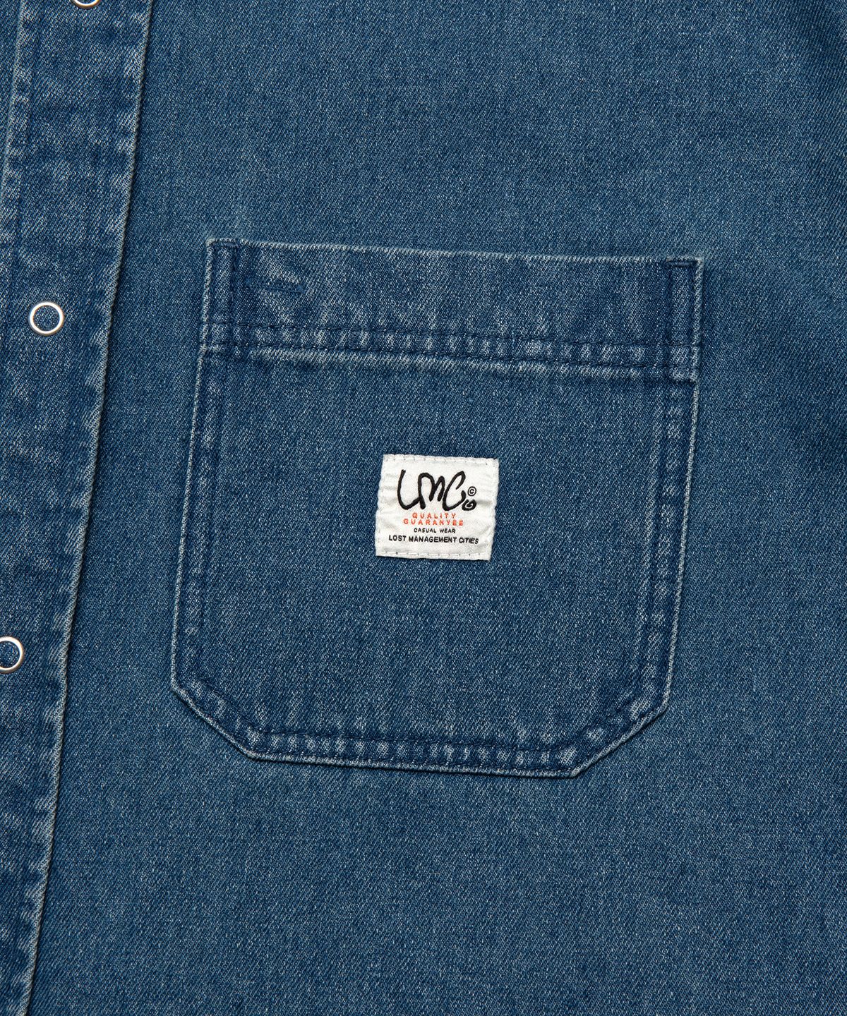 엘엠씨(LMC) OVERSIZED DENIM SHIRT vintage blue