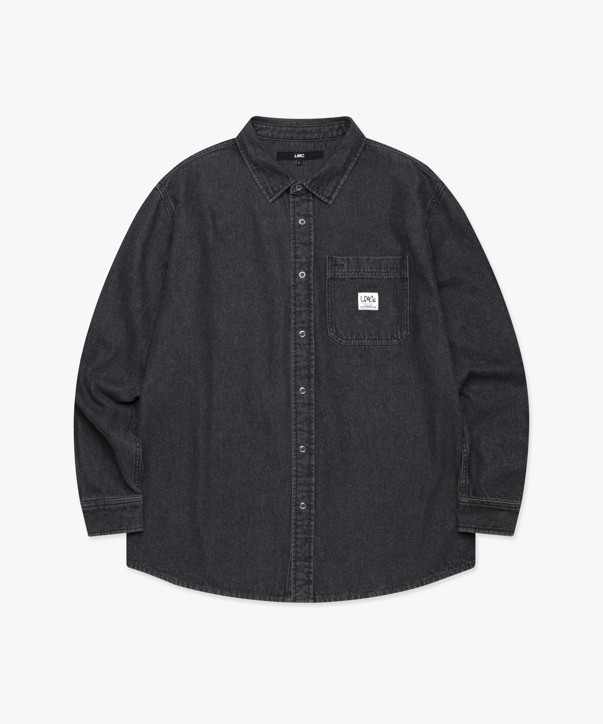 엘엠씨(LMC) OVERSIZED DENIM SHIRT black