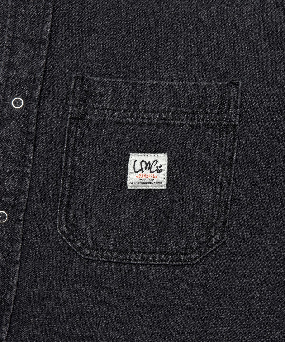 엘엠씨(LMC) OVERSIZED DENIM SHIRT black