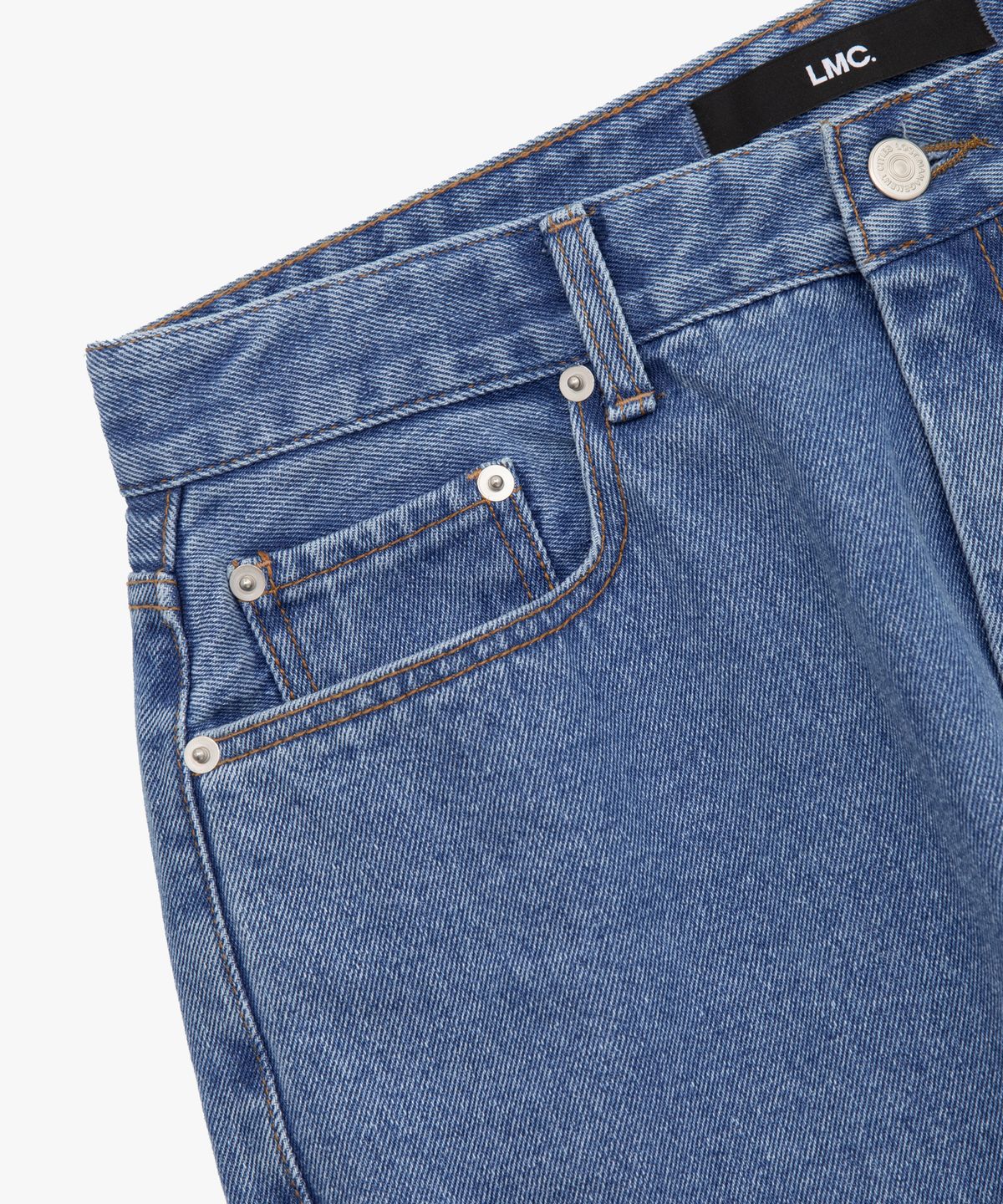 엘엠씨(LMC) LASER FIREWORK DENIM PANTS blue
