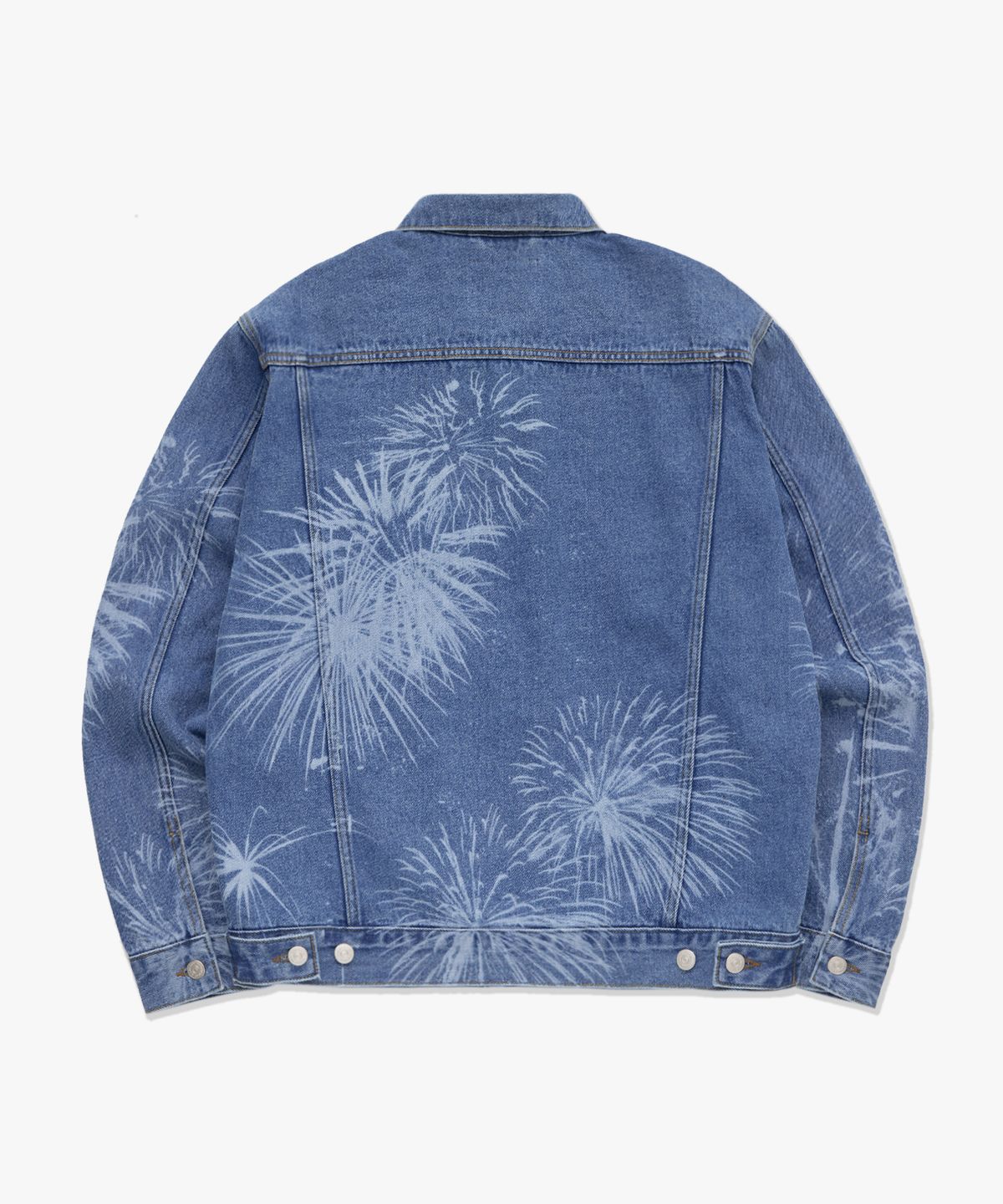 엘엠씨(LMC) LASER FIREWORK DENIM JACKET blue