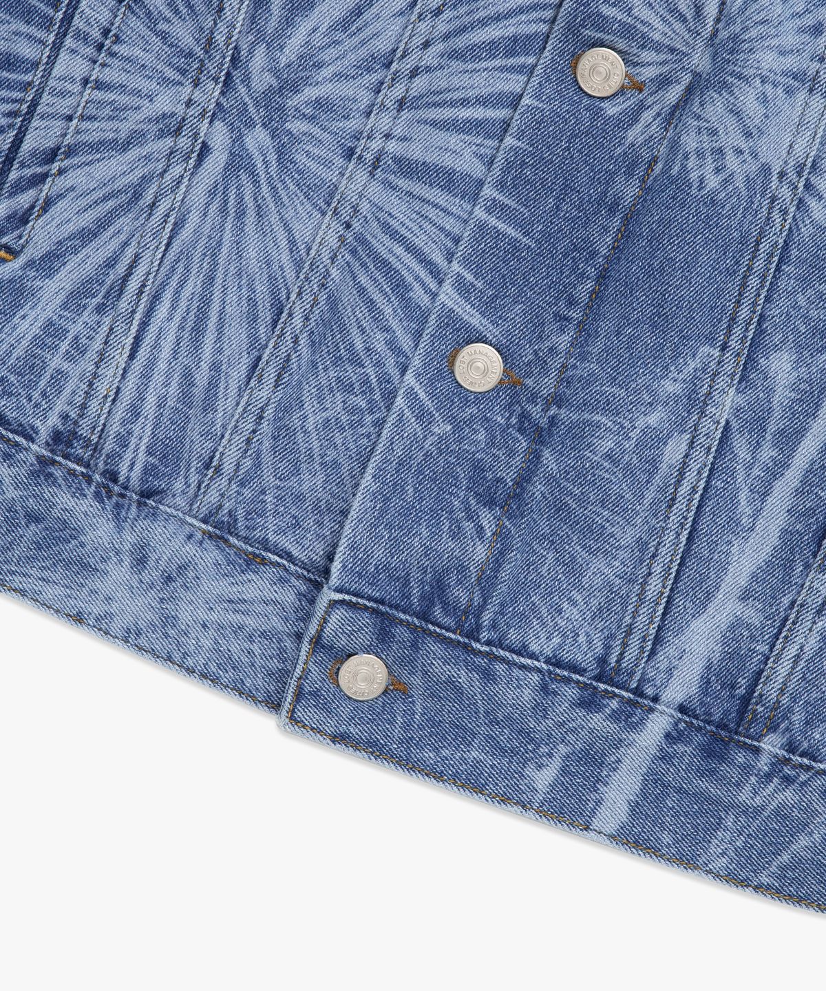 엘엠씨(LMC) LASER FIREWORK DENIM JACKET blue