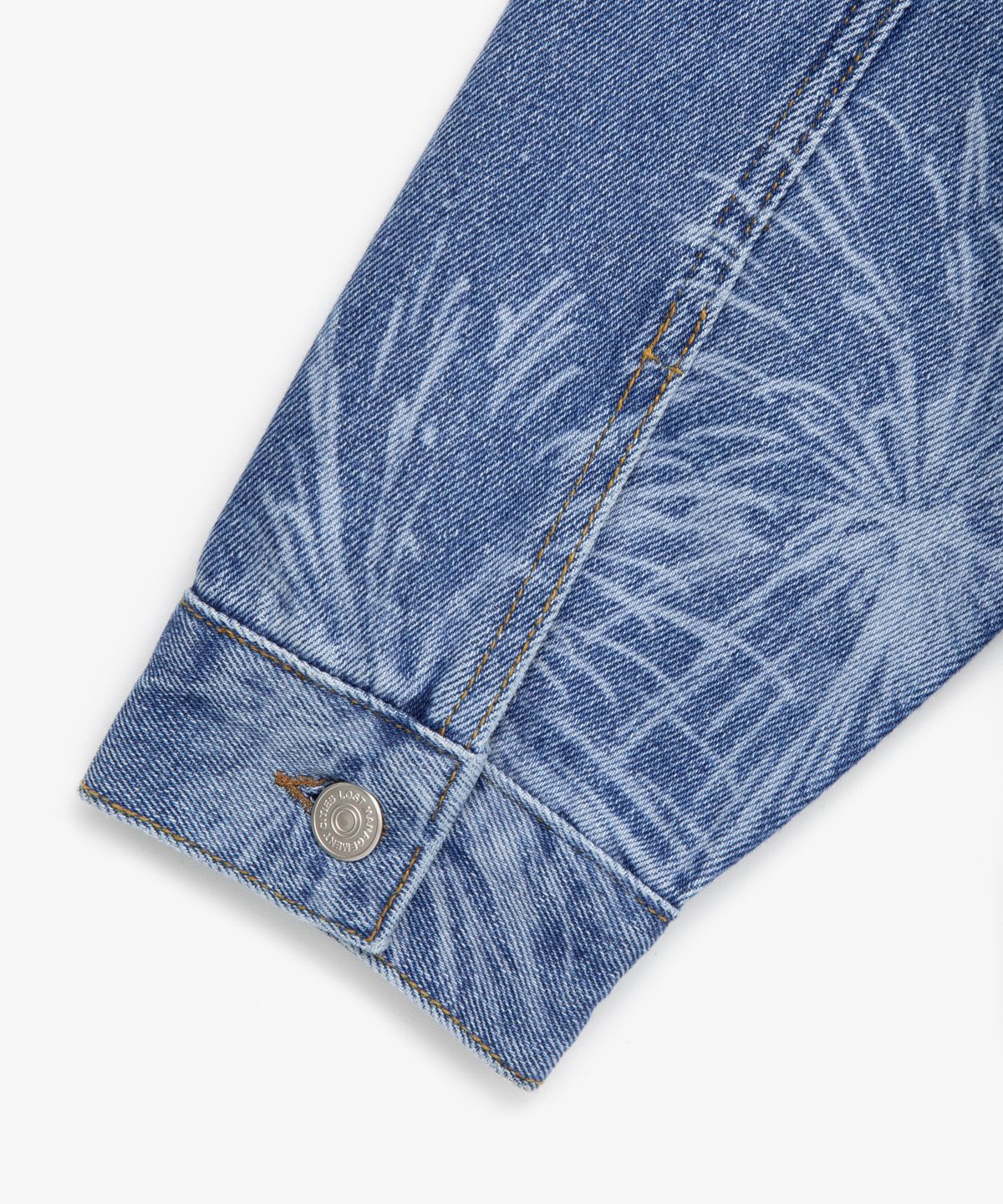 엘엠씨(LMC) LASER FIREWORK DENIM JACKET blue