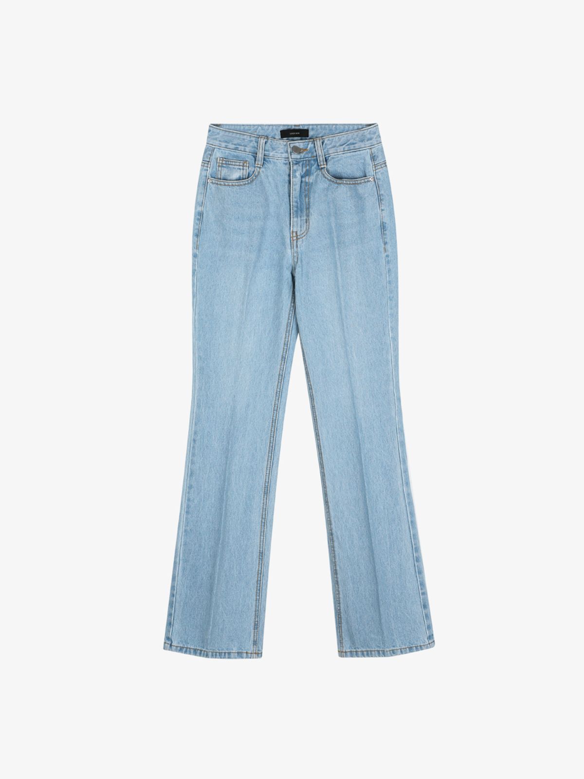 로시로우(LOSSYROW) Lossy Line Semi-Wide Denim Pants