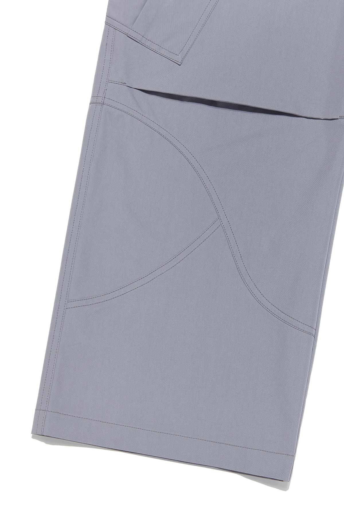비바스튜디오(VIVASTUDIO) SPLIT WIDE CARGO PANTS [LIGHT BLUE]