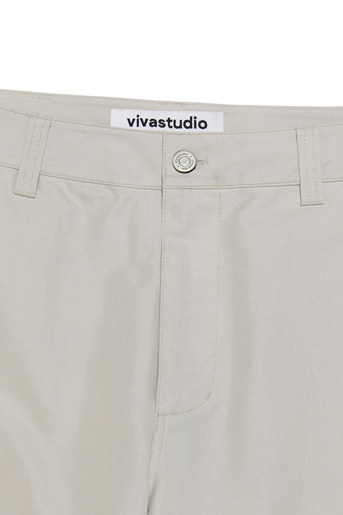 비바스튜디오(VIVASTUDIO) SPLIT WIDE CARGO PANTS [LIGHT BEIGE]