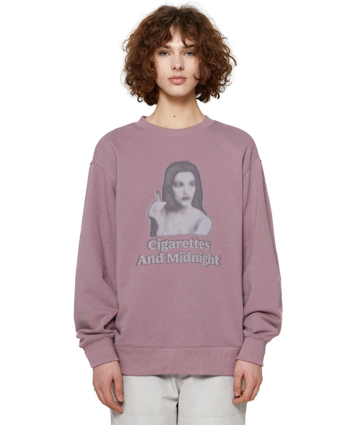 비바스튜디오(VIVASTUDIO) CIGARETTES CREWNECK [PINK]