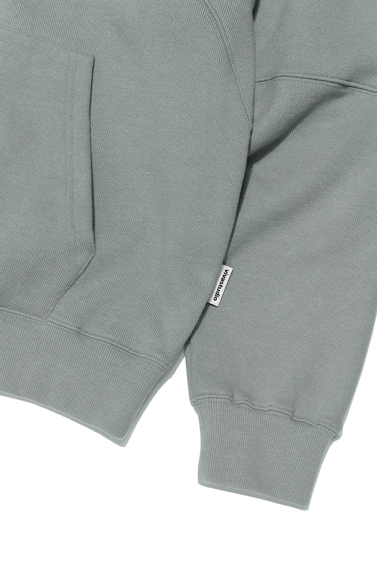 비바스튜디오(VIVASTUDIO) UNBALANCE HOODIE [MINT]