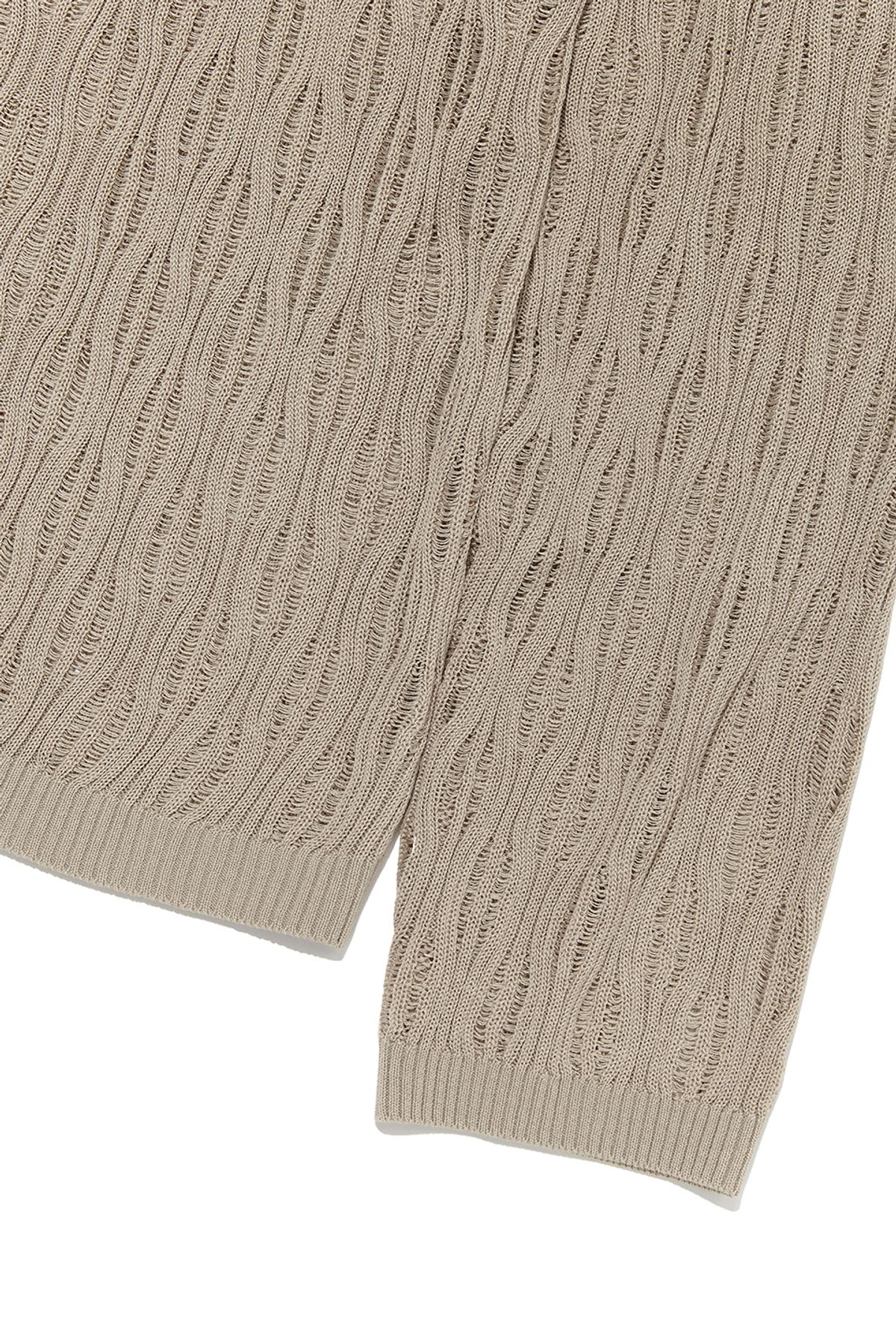 비바스튜디오(VIVASTUDIO) WAVE V-NECK CARDIGAN [BEIGE]