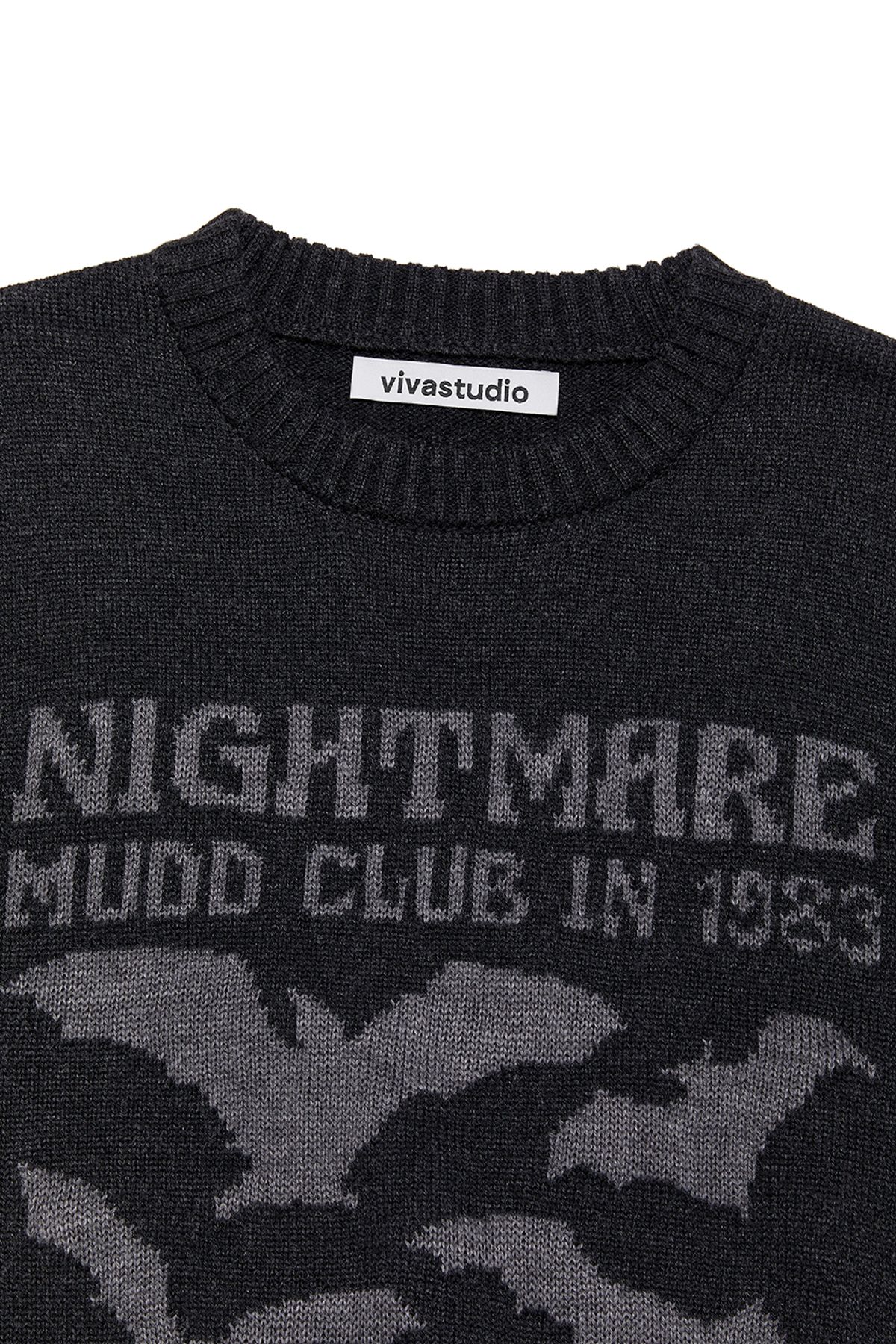 비바스튜디오(VIVASTUDIO) NIGHTMARE KNIT [BLACK]