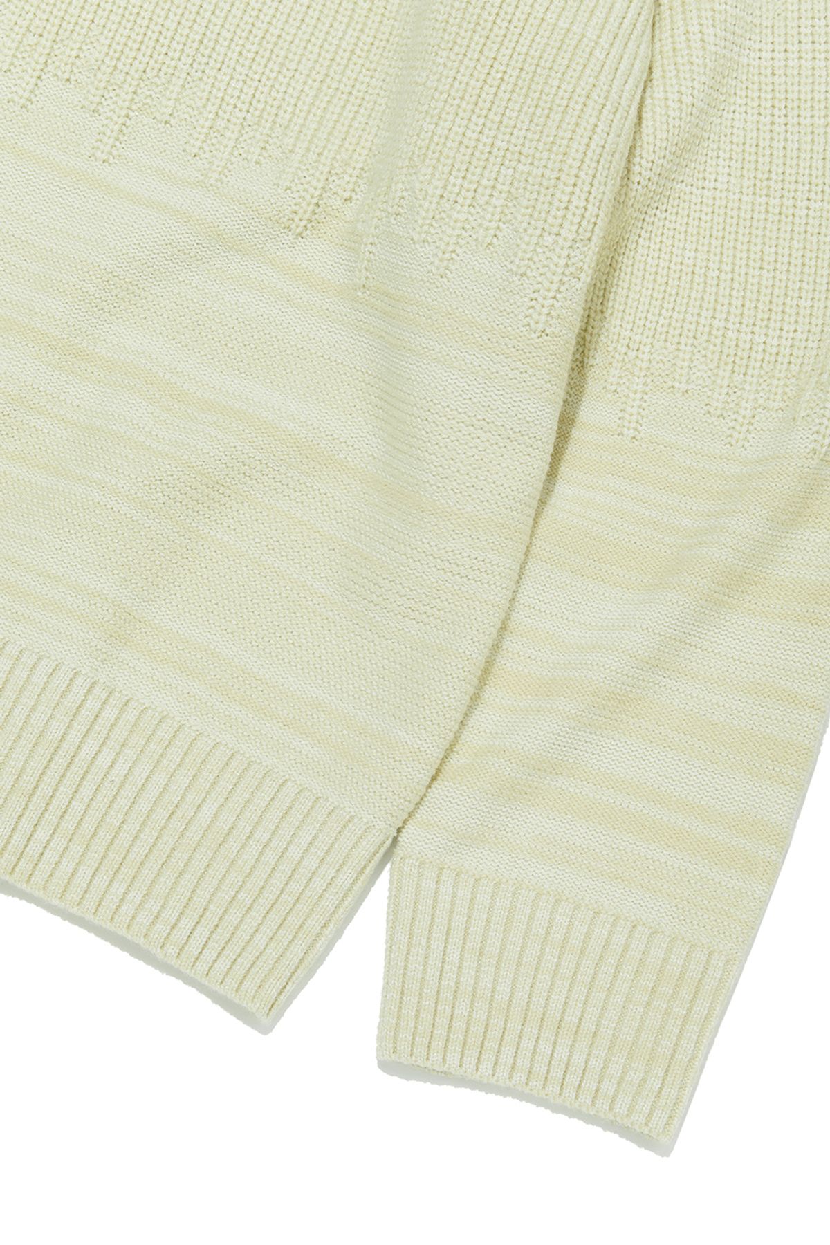 비바스튜디오(VIVASTUDIO) DISTORTION ROUND KNIT [LIGHT GREEN]