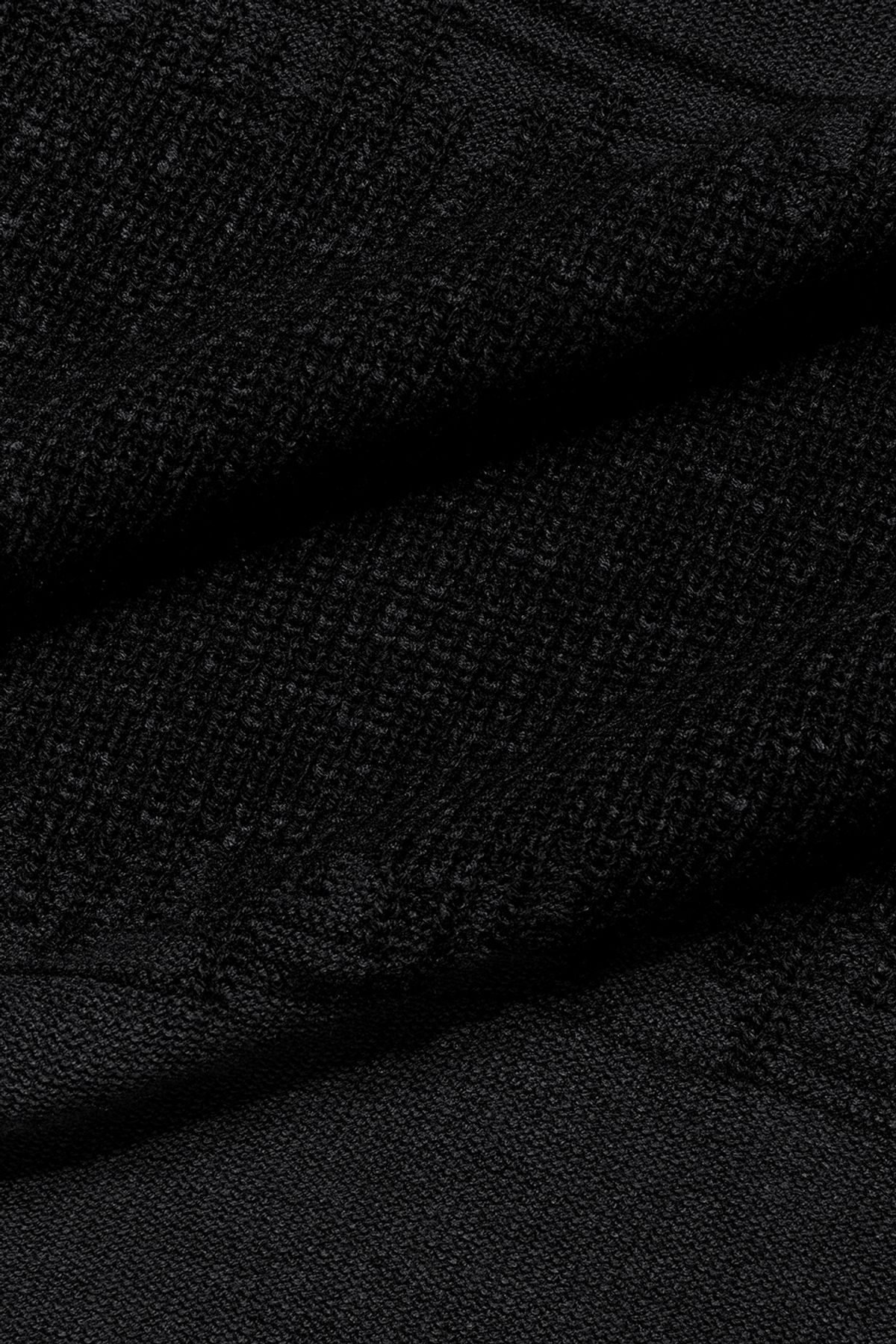 비바스튜디오(VIVASTUDIO) DISTORTION ROUND KNIT [BLACK] - 사이즈 & 후기 | 무신사