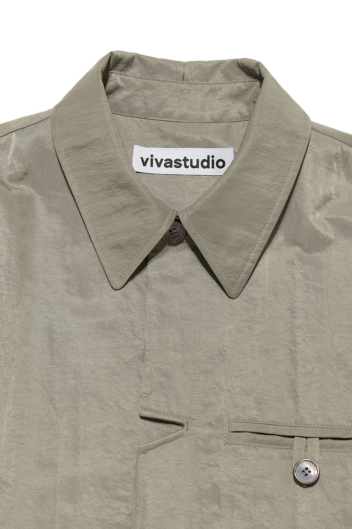 비바스튜디오(VIVASTUDIO) NYLON COAT [KHAKI]