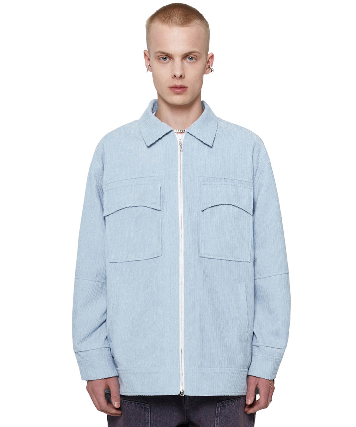 비바스튜디오(VIVASTUDIO) CORDUROY HOUSE JACKET [SKY BLUE]