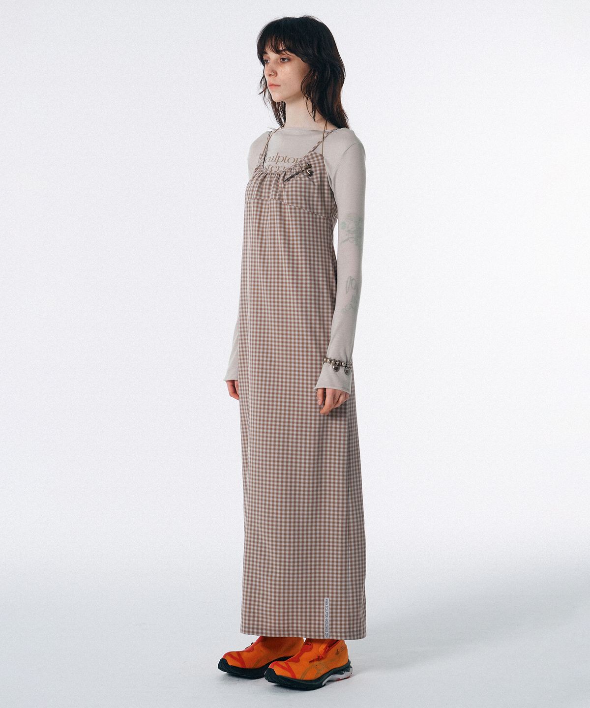 스컬프터(SCULPTOR) Wendy Maxi Dress Brown Ombre