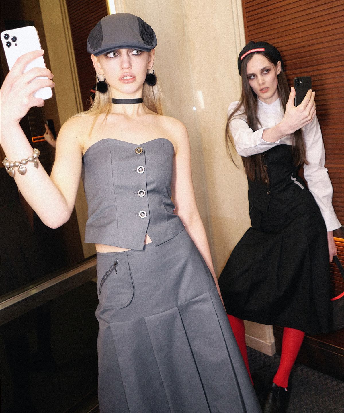 스컬프터(SCULPTOR) Tidy Bustier Top Black