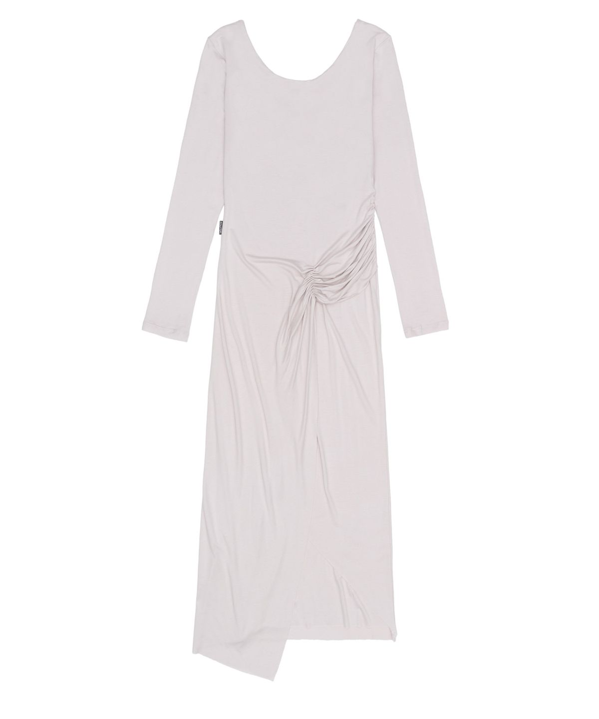 스컬프터(SCULPTOR) Shirring Sheer Maxi Dress Clear