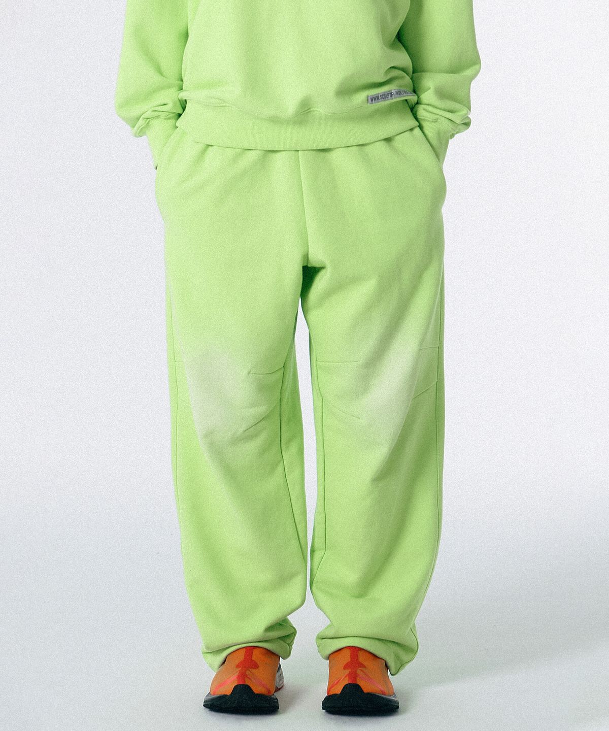 스컬프터(SCULPTOR) Species Brushed Sweat Pants Lime