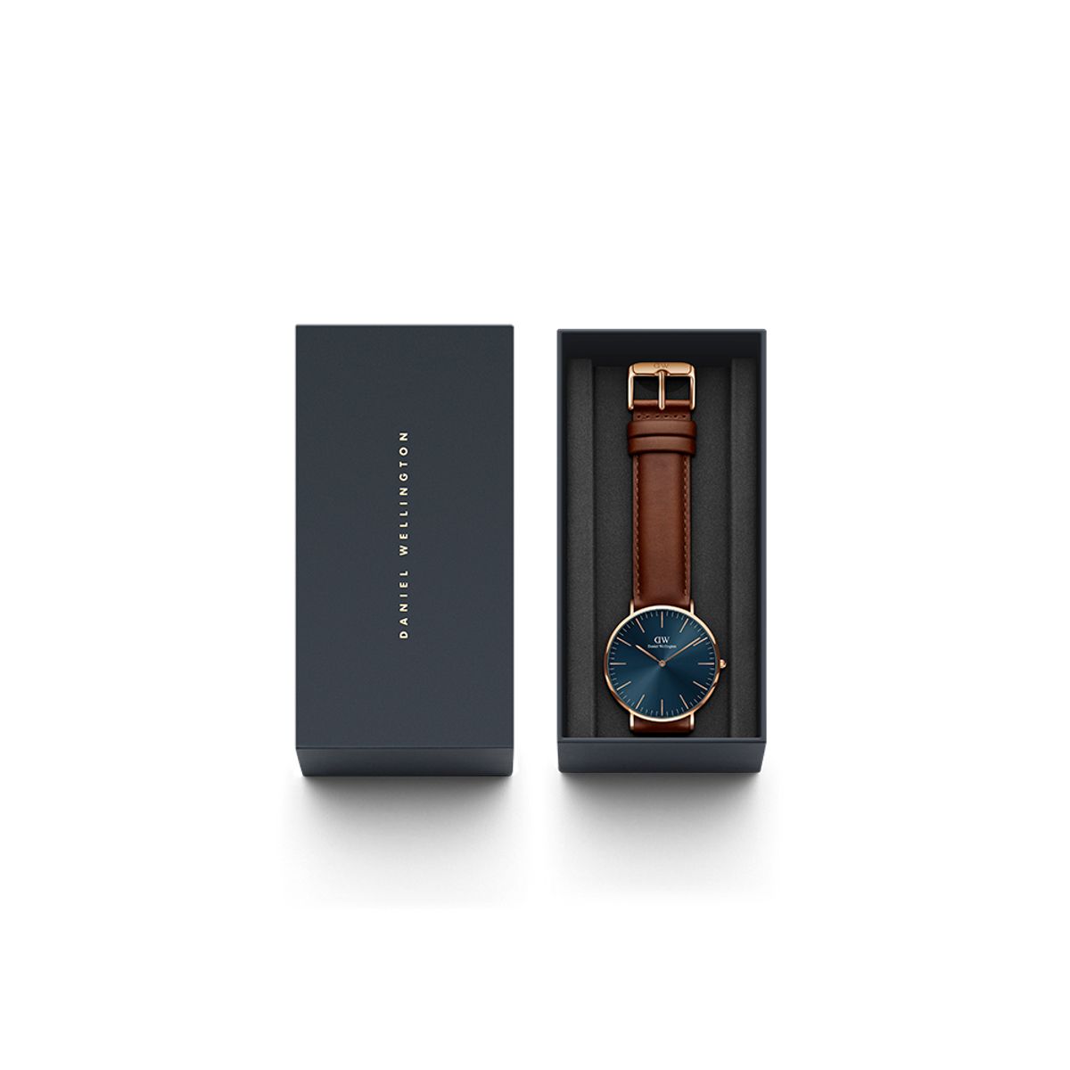 다니엘 웰링턴(DANIEL WELLINGTON) CLASSIC ST MAWES ARCTIC 나파가죽 패션시계