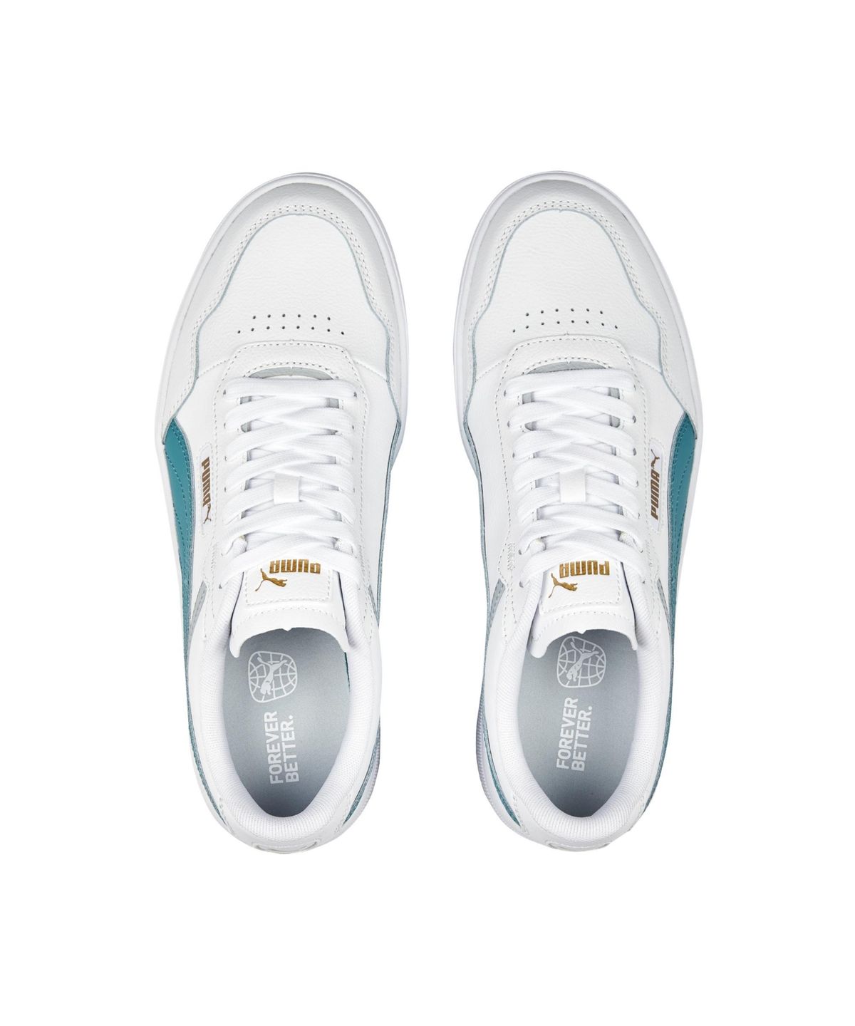 푸마(PUMA) 코트 울트라 - 화이트:그린:골드 / 389368-05