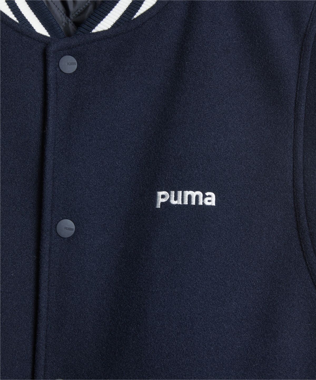 푸마(PUMA) 푸마 팀 바시티 자켓 - 네이비:아이보리 / 933622-02 - 사이즈 & 후기 | 무신사