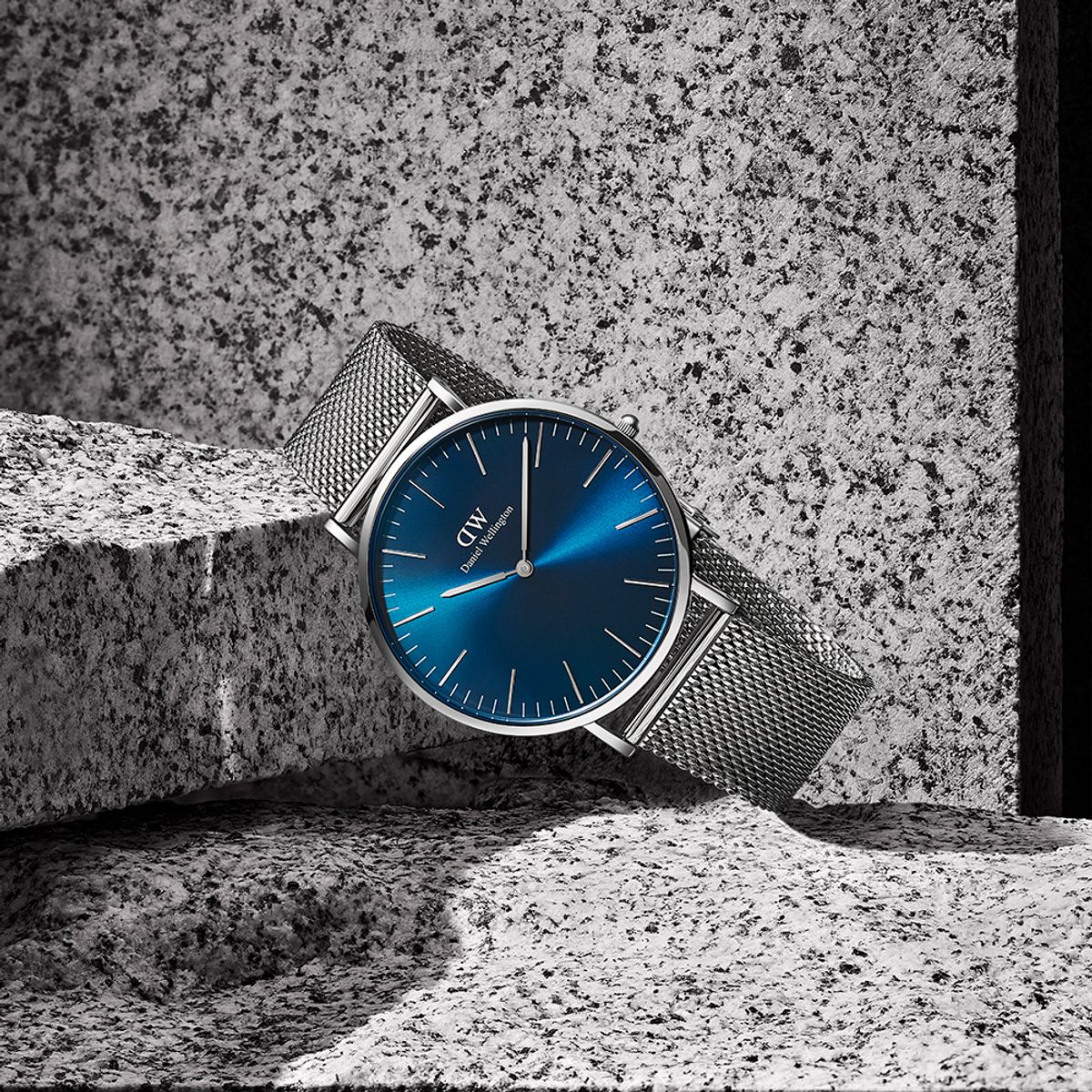 다니엘 웰링턴(DANIEL WELLINGTON) CLASSIC MESH ARCTIC 밀레니즈 메시 남성시계