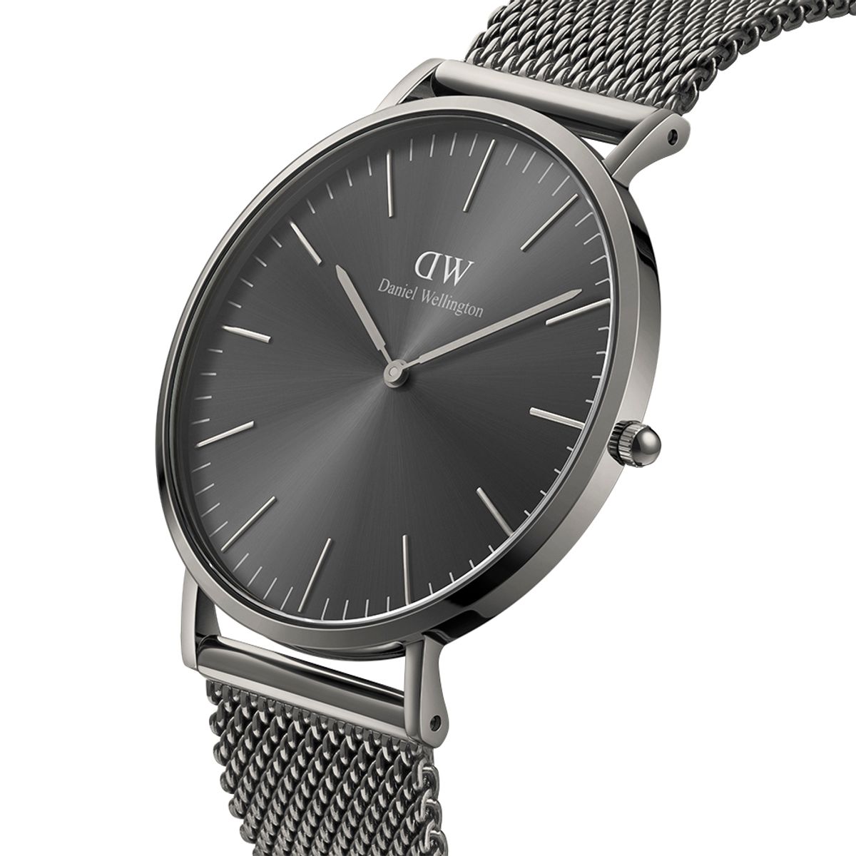 다니엘 웰링턴(DANIEL WELLINGTON) CLASSIC MESH GRAPHITE 그레이 메탈시계